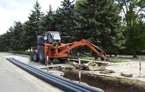 Sewer Line Excavation in Golden