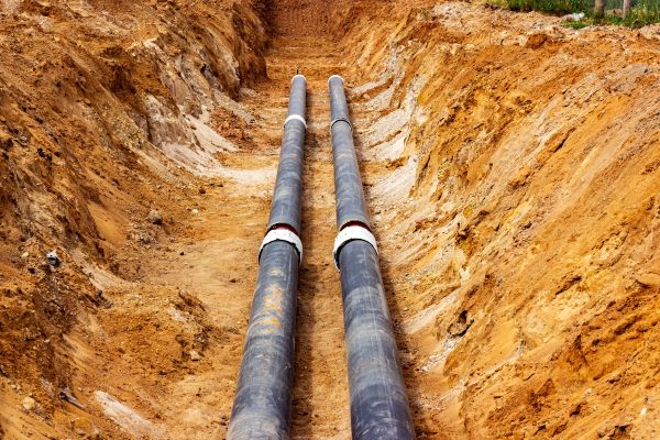 Water Line Trenching in Golden
